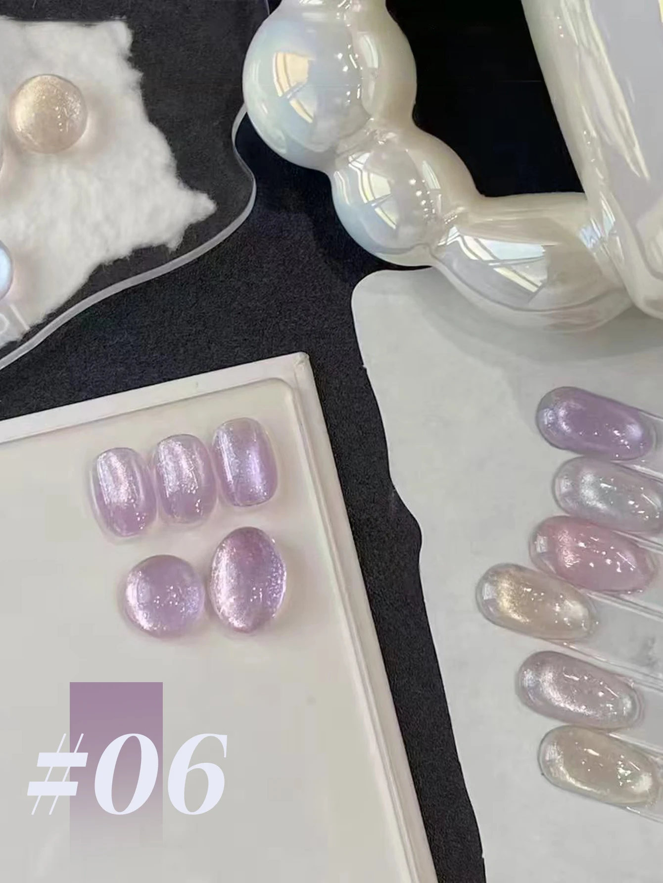 Gel magnétique effet œil de chat Aurora rose nude violet 12ml, perles de cristal scintillantes, à retirer par trempage, LED UV, pour manucure influenceur