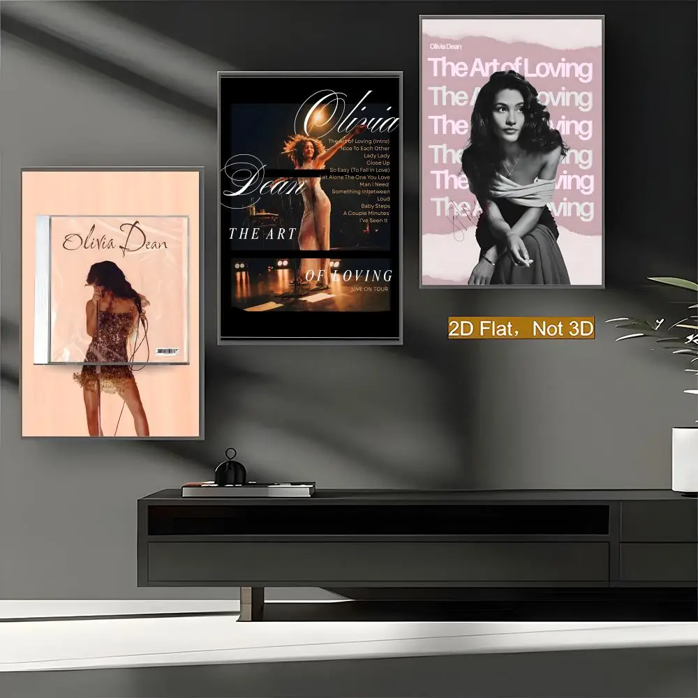Singer O-Olivia Dean Poster Premium PP Wall Decal - Peel & Stick, HD Print, Waterproof Home Decor