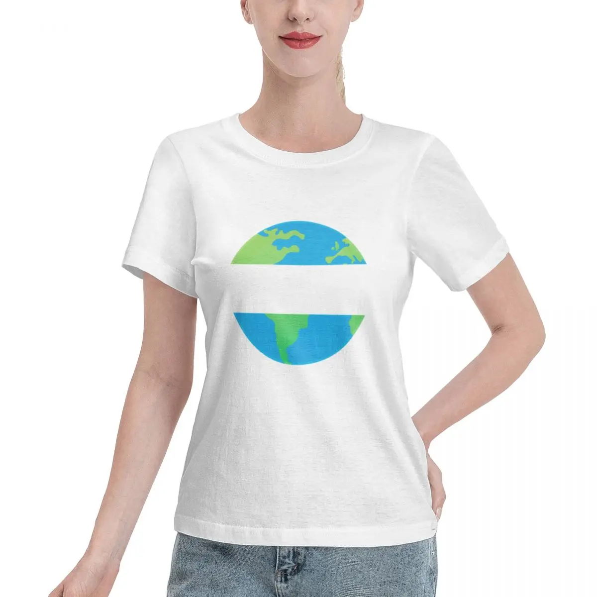 Washable There Is No Planet B Ecologic Tshirt Women's T-shirt Aesthetic Female Everyday Wear