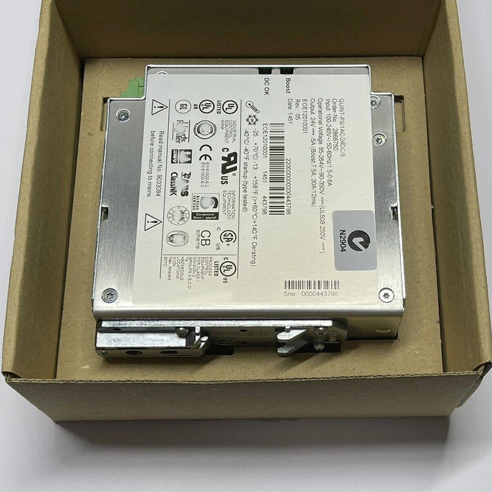 

1PCS For Phoenix QUINT POWER Switching Power Supply QUINT-PS/1AC/24DC/5-2866750