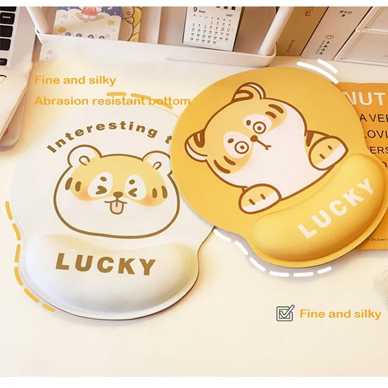 Mouse Pad Non-Slip EVA Wristband Gaming Mousepad Solid Color Mice Mat Comfortable Mouse Pad Gamer For PC Laptop 25*23