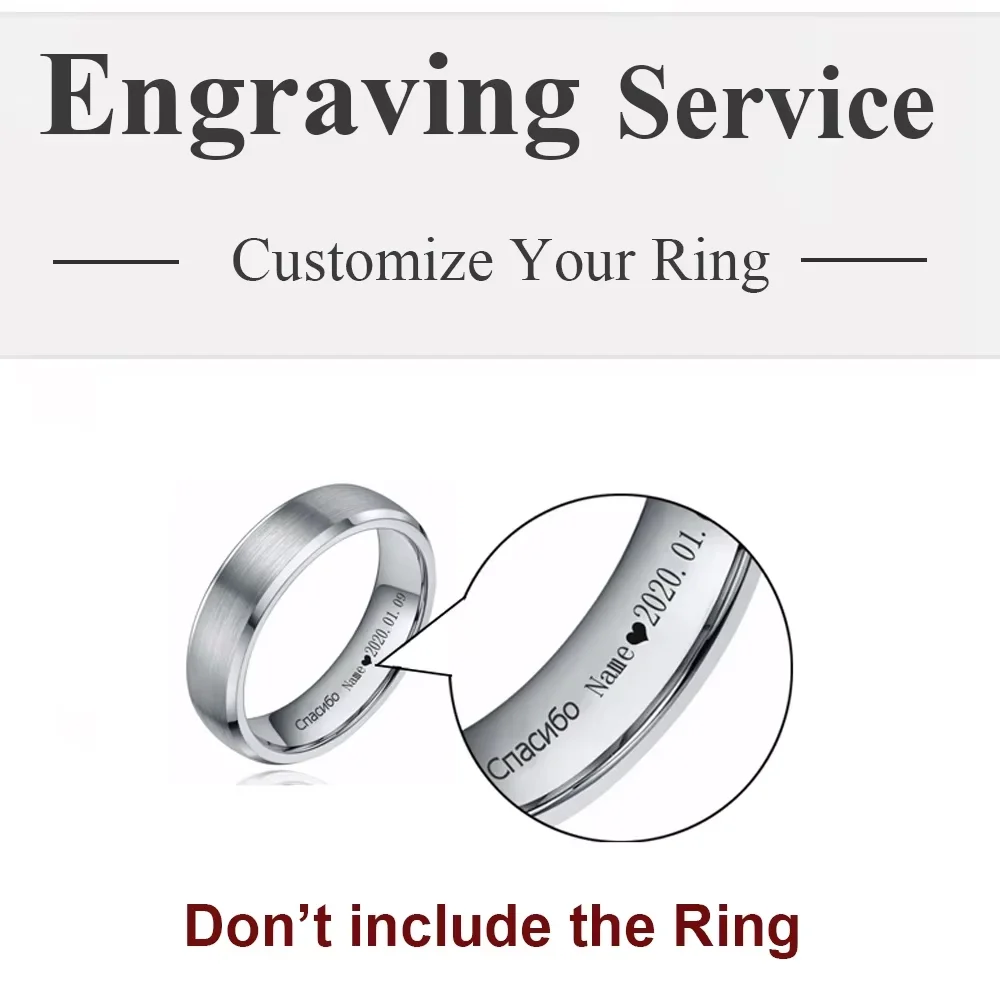 Engraving fee For Date/ Name/ Pattern / Logo Design Laser Lettering ,Don't include the ring/necklace