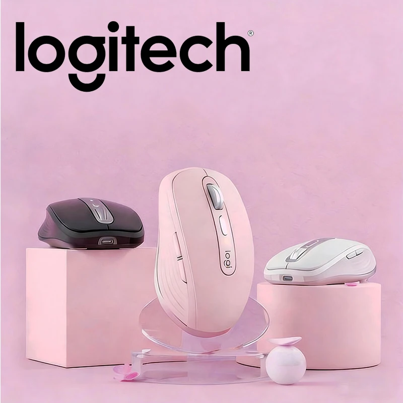 

MX Anywhere 3S by Logitech, Portable Bluetooth Mouse with Extended Battery, Lightweight for Office Professionals