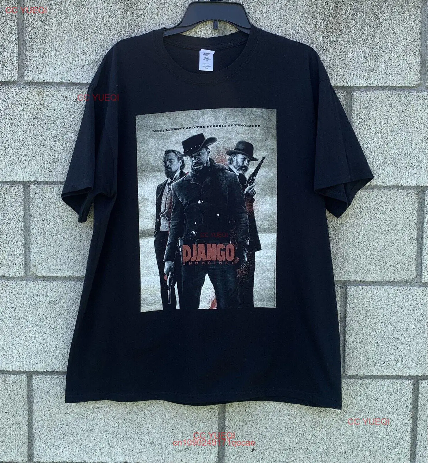 Винтажная промо-футболка из фильма дентин Тарантино с развязкой, размер XL, 30x23