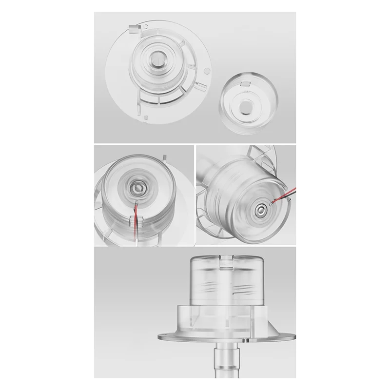 ABVI-4Pcs الانحلال رذاذ البلاستيك قوس USB مرطب صغير لتقوم بها بنفسك تجربة الانحلال بالموجات فوق الصوتية