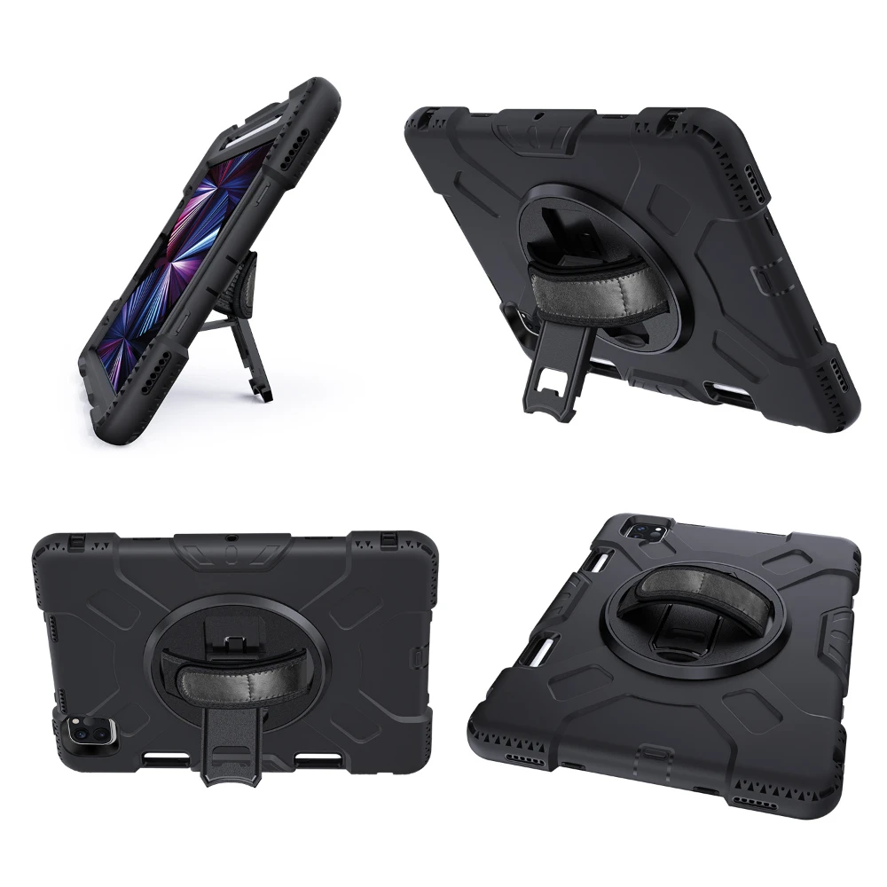 

360 Rotate Tablet Case For iPad Mini 4 5 6 Air2 4 10.9 10.5 10.2 9.7 7th 8th 9th Pro 11 12.9 2020 2021 2018 Shockproof Cover