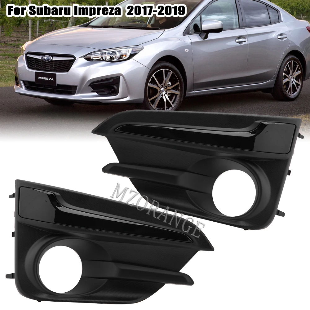 Fog light Cover Grille For Subaru Impreza 2017 2018 Fog Lamp Trim Headlight Shade Frame Racing Grill  Accessories 57731FL22A