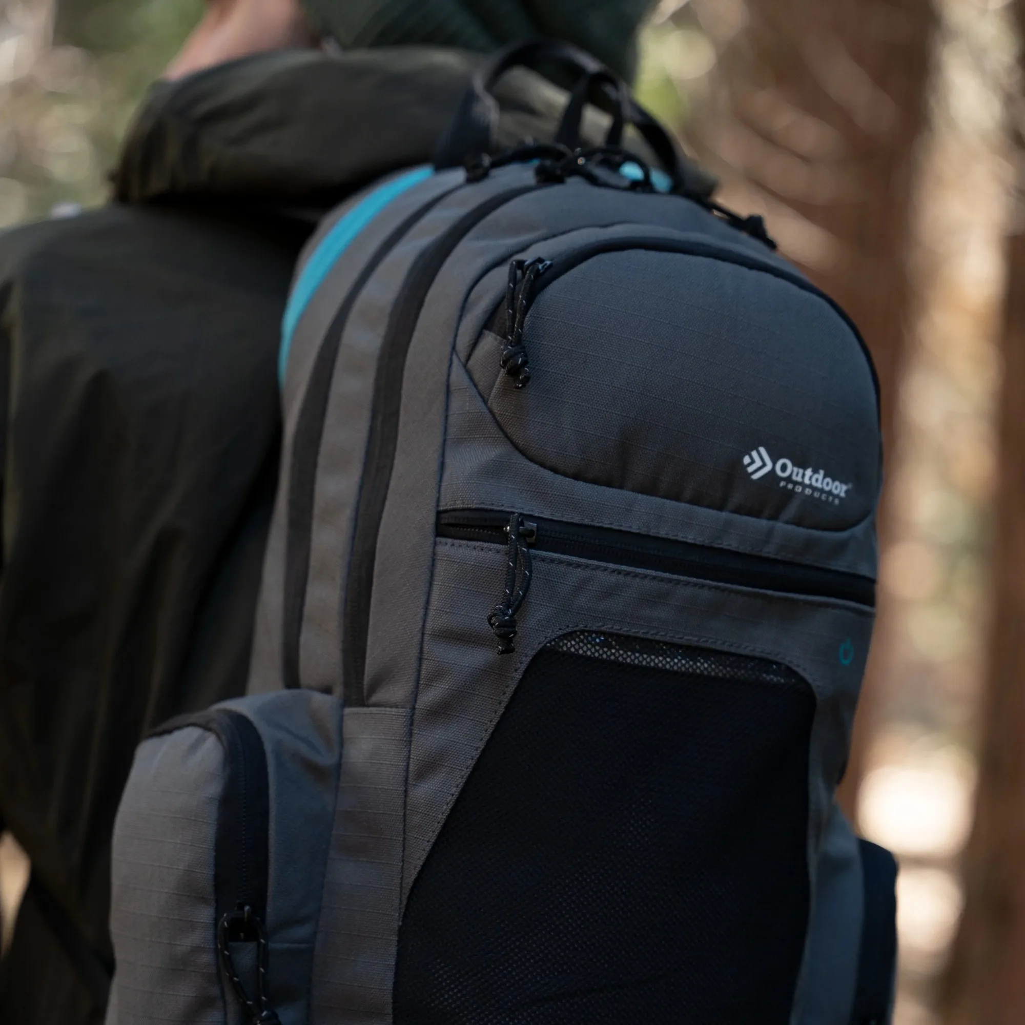 16.5L 수분 공급 배낭, 2리터 저장소 1개, 회색, 남녀공용, 성인용 폴리