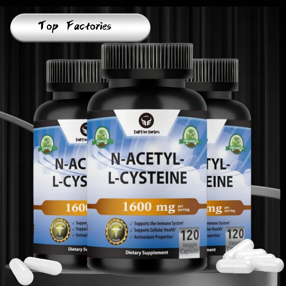 

N-acetylcysteine 1600mg - Vegan High Absorption Odorless Nac 1600mg Capsules Glutathione