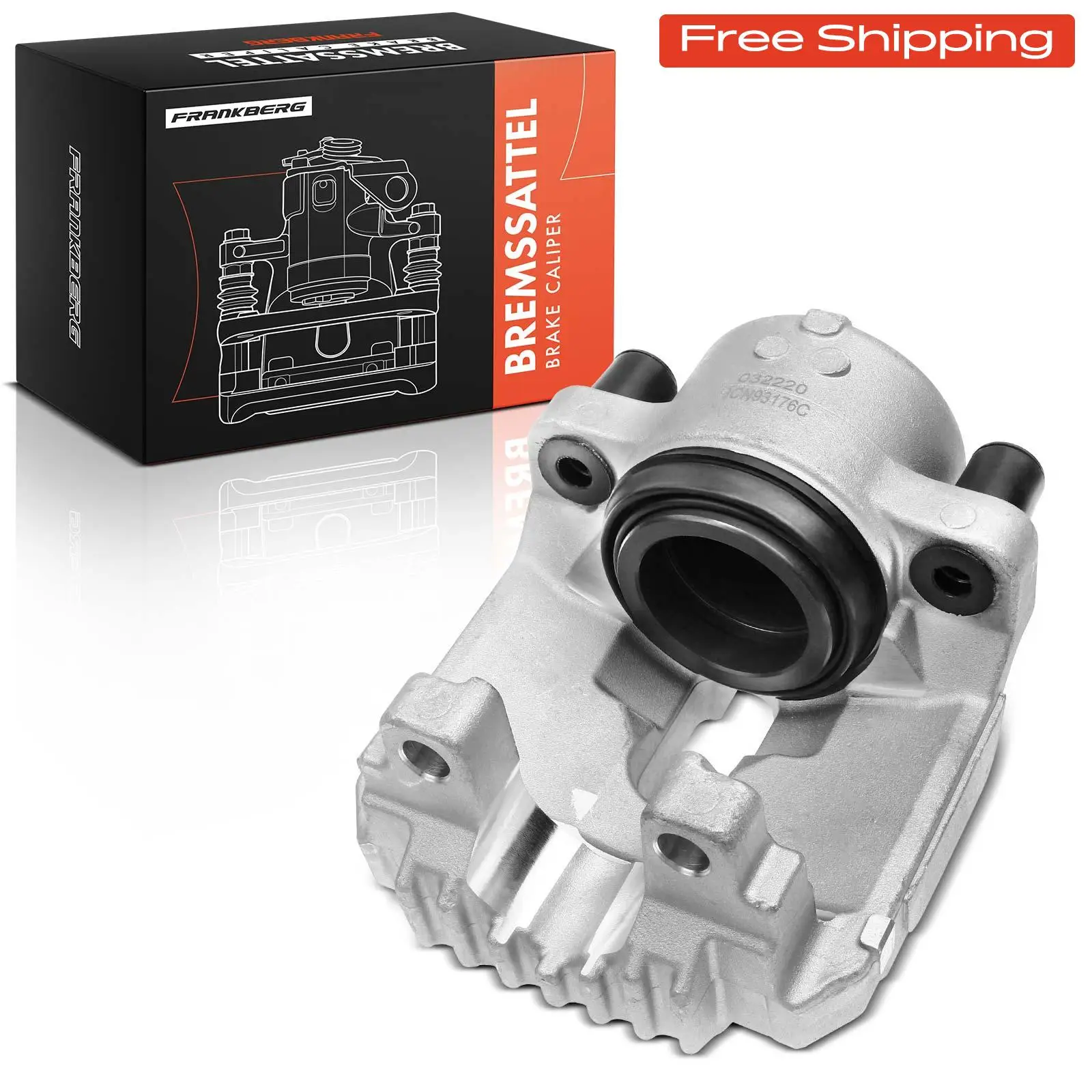 Frankberg 1x Remklauw Vooras Rechts voor BMW 5 Serie E60 5 Serie Touring E61 2.2L 2.2L 2003-2010 421012 19-3176 34116763024