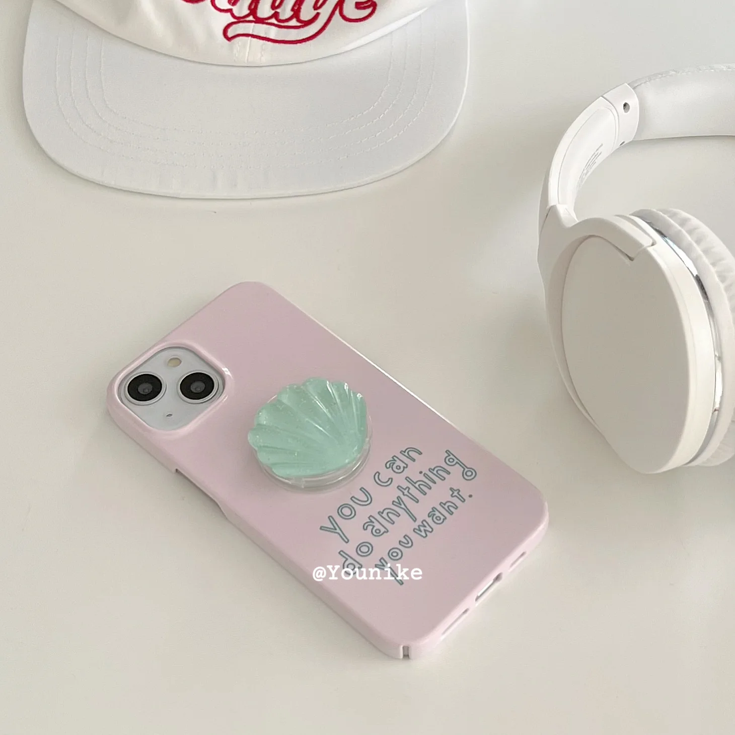 Mermaid Princess Milk Shake Powder Cute for iPhone 15/13pro/14Promax Apple 12/11/7Plus/12Mini Phone Case Hard Case