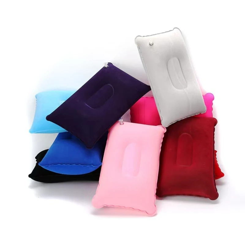 2PCS Inflatable Travel Pillows Portable Ultralight Camping Air Pillow Blow Up Air Pillow for Airplane Car Office Hiking Backpack gallery 5