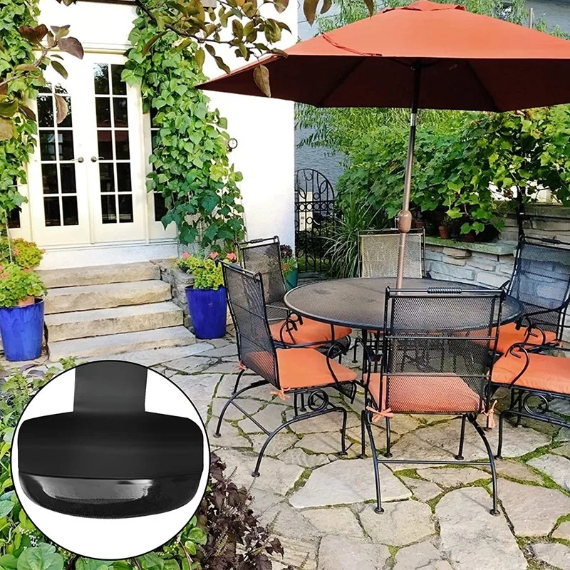 Cubierta protectora redonda para muebles de Patio, protector de suelo de hierro forjado, 40 piezas, 1 1/2