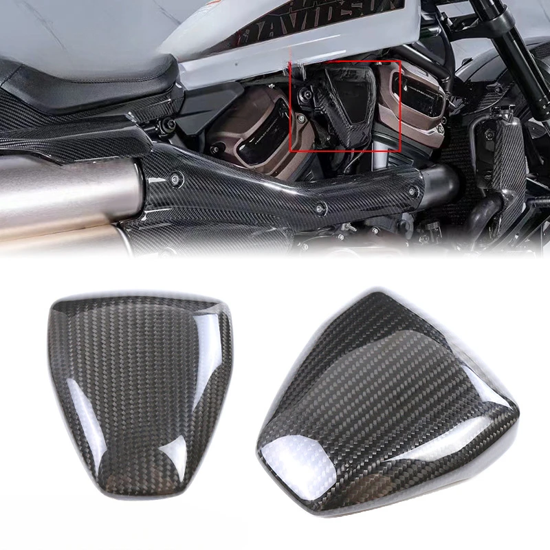 For, Harley-Davidson Halley Sportster S 1250 Modified Carbon Fiber Fuel Tank Under Small Cover