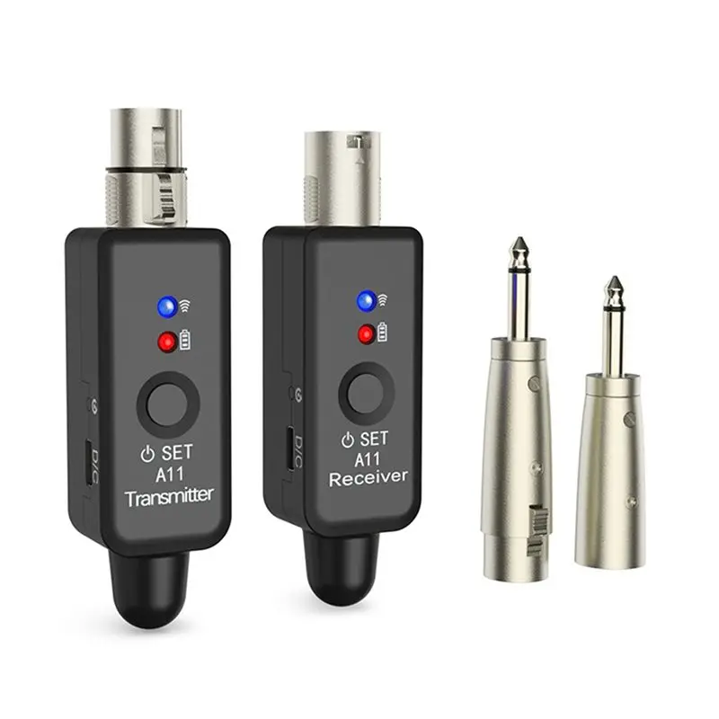 

A28Q-Microphone Wireless System Micphone Wireless Transmitter UHF Transmitter & Receiver For Dynamic/Condenser Microphon