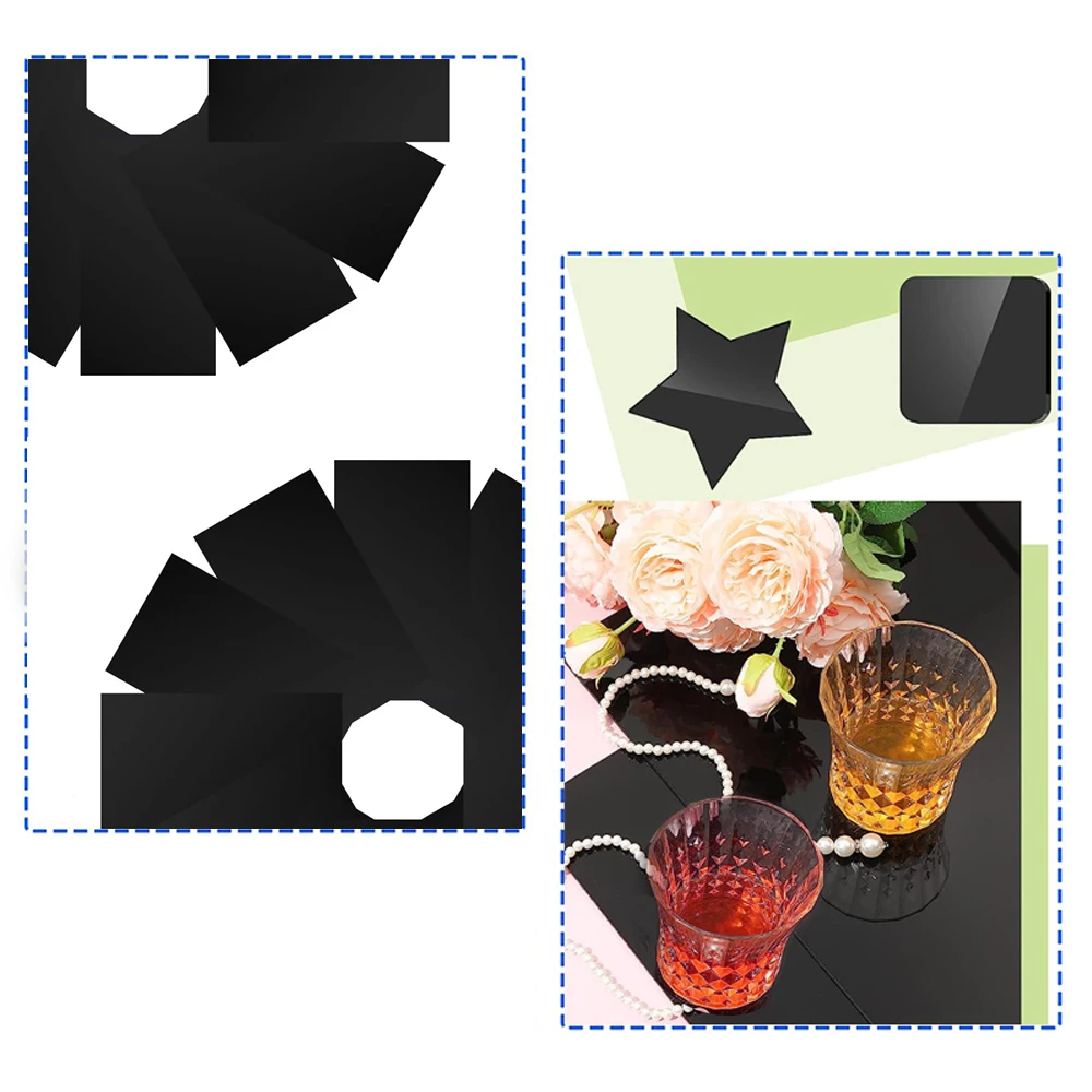 0.5/0.8/1/1.5/2/3/4/5mm White/Black ABS Plastic Plate Model Plate DIY Model Parts To Make Flat Home Decoration Handicrafts