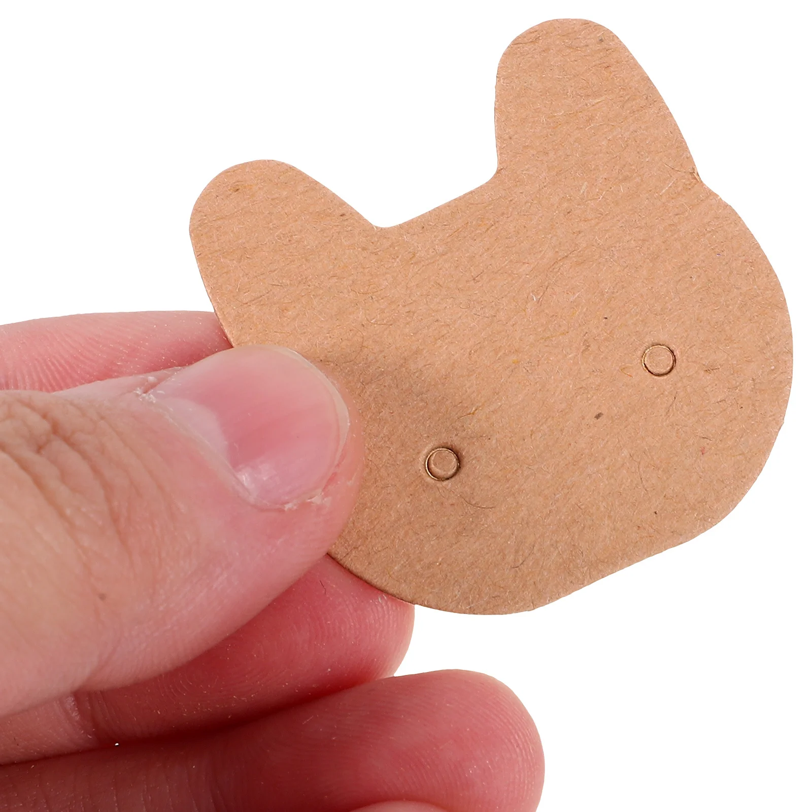 

200Pcs Kraft Paper Jewelry Cards Earring Holder Display Tags for Retail Packaging DIY Ear Studs Earring Cards Ear Tags