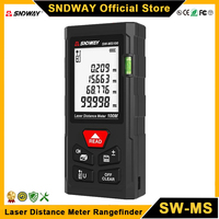 SNDWAY Laser Distance Meter SW MS50 MS70 MS100 Digital Rangefinder Laser Measuring Tool Professional Range Finder Laser Meter