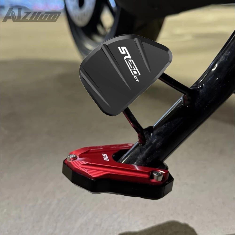 Motorcycle CNC Aluminium For VOGE SR250GT SR3 2023 - 2025 2026 SR 3 Kickstand Foot Side Stand Enlarger Extend Side Brace Assist