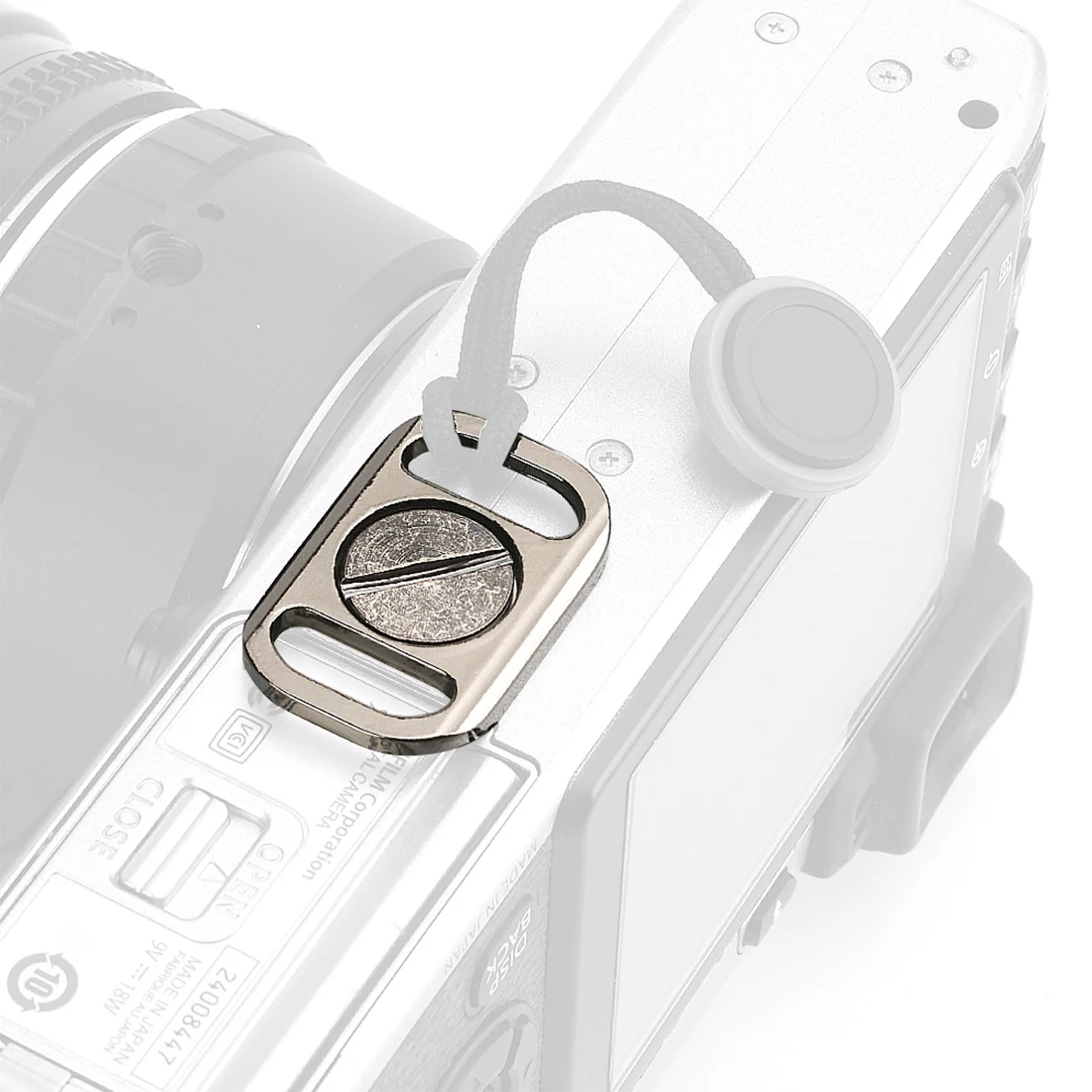 1x 1/4" Schraube Schnellwechselplatte Untermontageadapter SLR Kamera Armband Hals Schultergurt Sicherheitsumwandlung Schnallenteile – Detail 8