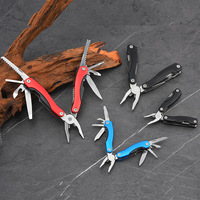 Outdoor Multi-functional Folding Pliers Stainless Steel Portable Mini Pointed-nose Pliers for Camping and Survival