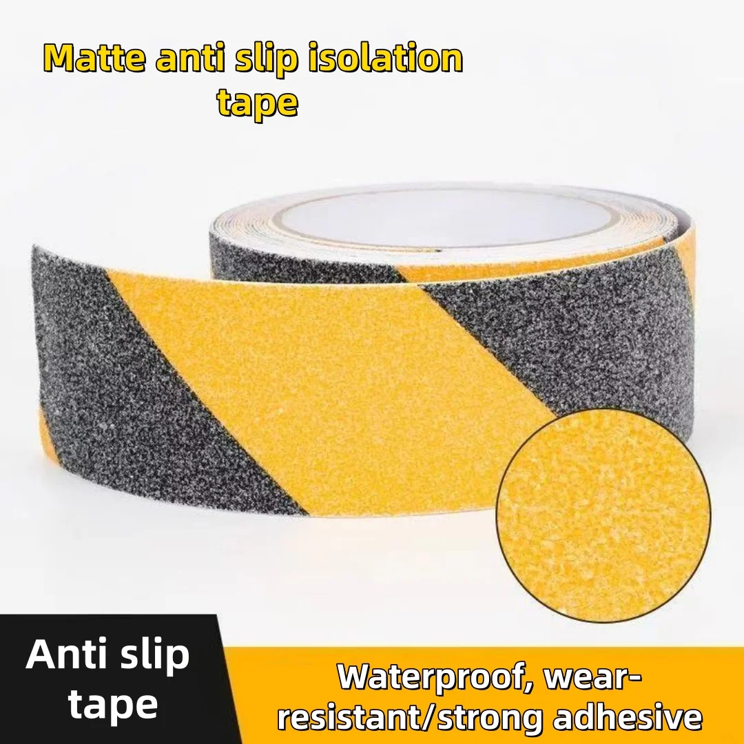 Anti slip outdoor stair treads, anti slip tape - suitable for heavy-duty traction on steps, stairs, and decks（1.96inch x 16.4ft）