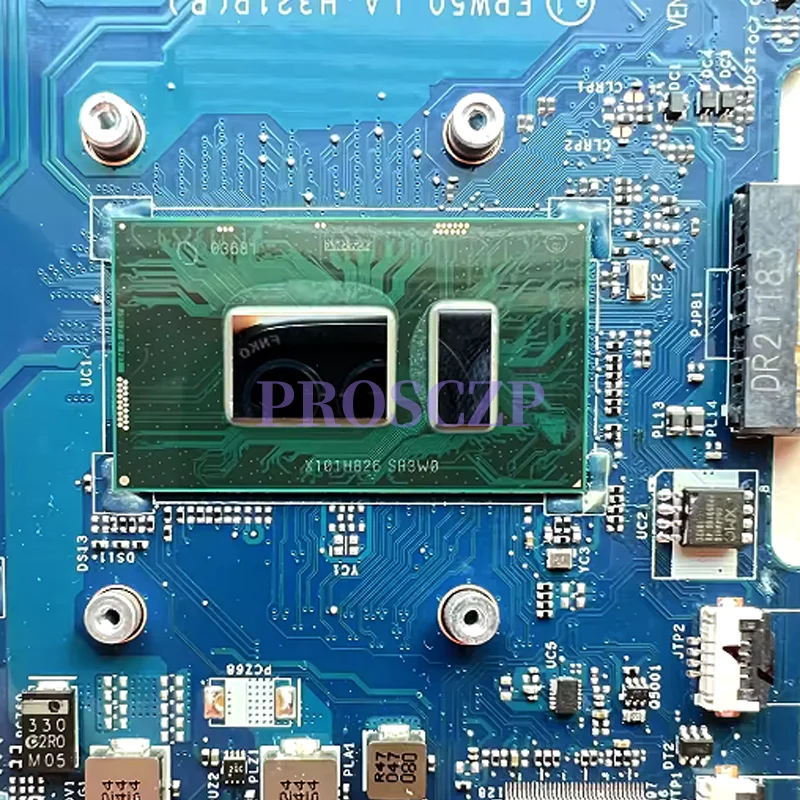 

LA-H321P FPW50 для ноутбука HP 15-DW 15S-DU 15S-DR, материнская плата L51984-001 L51984-601 DDR4 с процессором i3-7020U, 100% протестировано, ОК