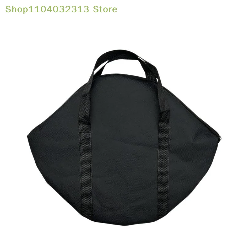 Waterproof Baking Pan Storage Bag With Handle 600D Oxford Grilling Pan Pouch Wear-Resistant 47x38cm Outdoor BBQ Tool For Kitchen