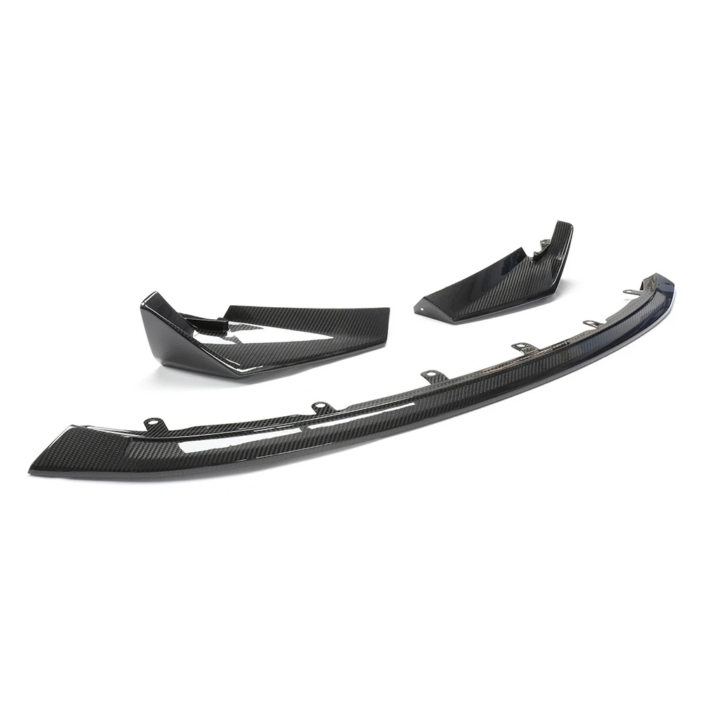 For BMW M3 M4 2021-2024 G80 G82 genuine dry carbon fiber three-stage CSL model front lip front bumper spoiler body kit Auto part