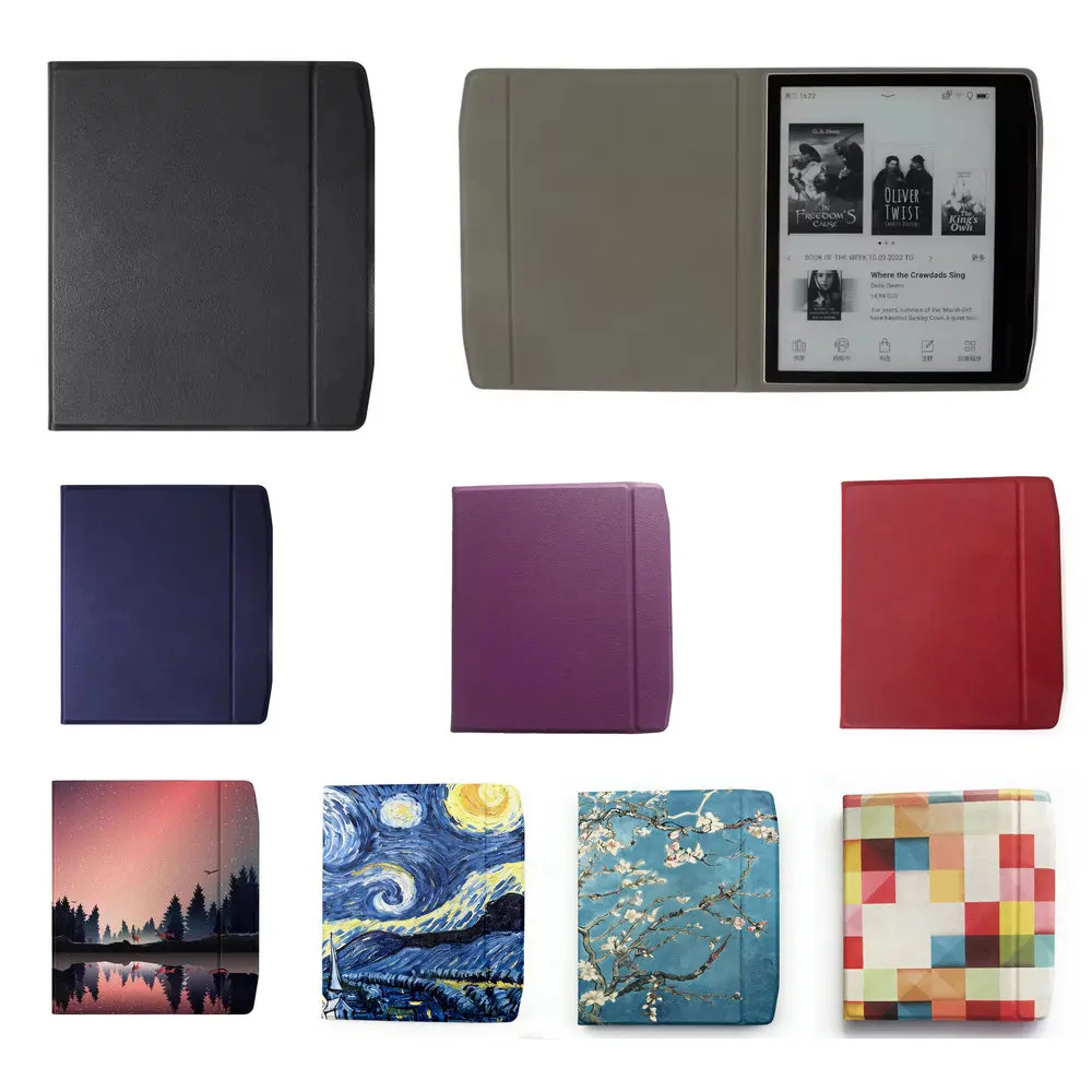 

Тонкий смарт-чехол для Pocketbook 700 Era, чехол для PB700 2022, 7-дюймовый цветной шелковый чехол с магнитным принтом Pocketbook 700, чехол Funda