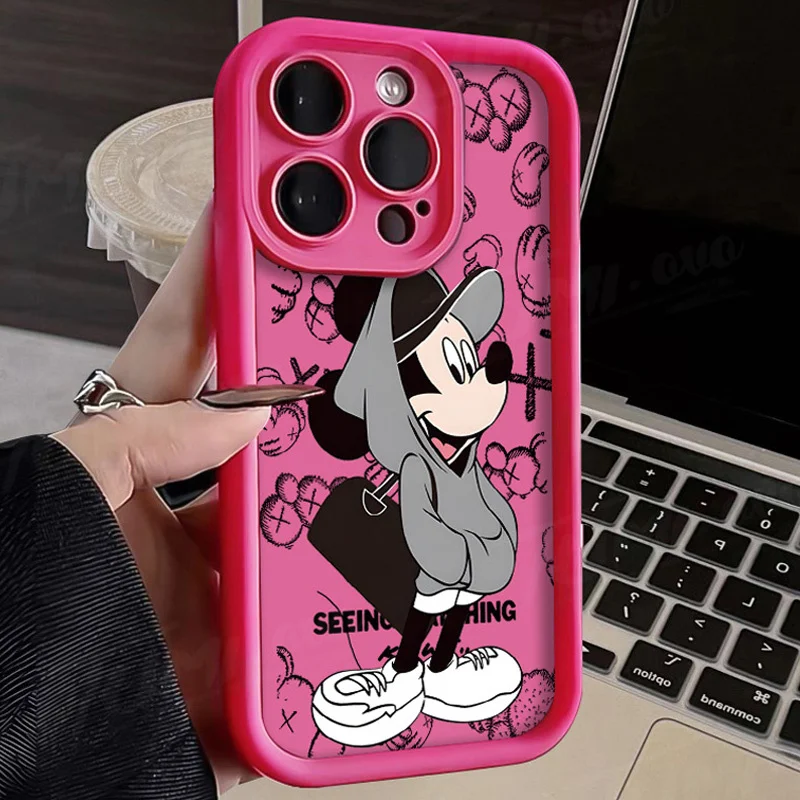 Disney Mickey Minnie Mouse Case for Xiaomi POCO X6 X5 X4 GT F3 F4 F5 M6 Pro X3 NFC Mi 13T 12T 11T 13 12 11 Lite 5G NE Soft Cover