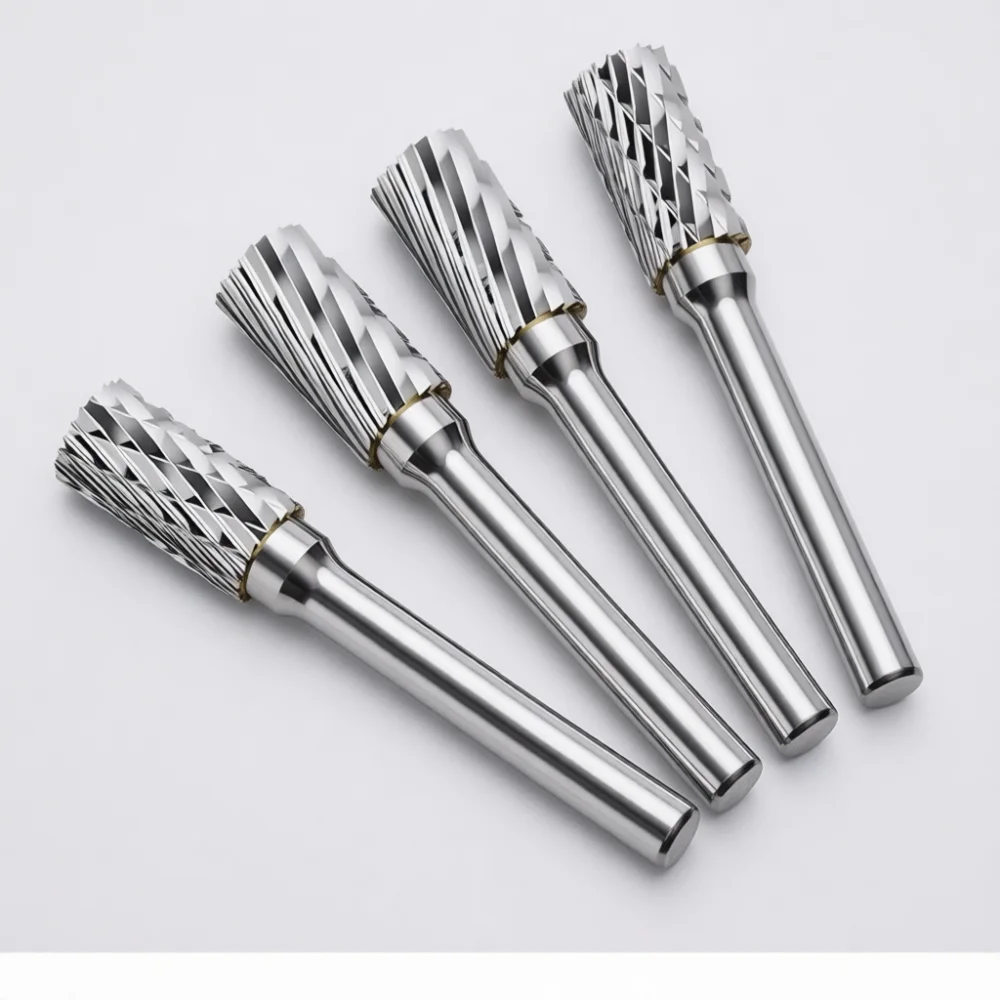 Tungsten Carbide Rotary Files Bits Metal Grinding Head Cutter For Power Tool Die Grinder Polishing Deburring Accessory
