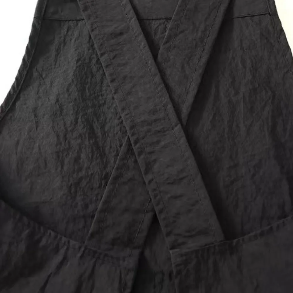 

Стильный непромокаемый фартук, маслостойкий дышащий кухонный фартук, износостойкий без рукавов, рабочая одежда для общественного питания, барбекю