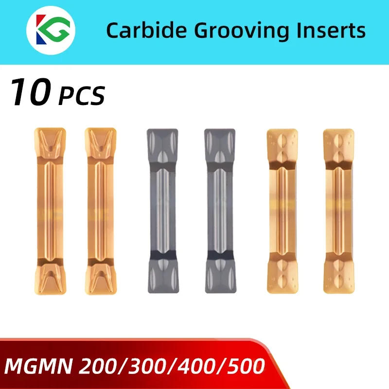 

10Pcs Mgmn Insert Carbide Mgmn200 Mgmn300 Mgmn400 Mgmn500 Turning Slotted Blade Grooving Cutting Plates Mgmn 200 300 400 500