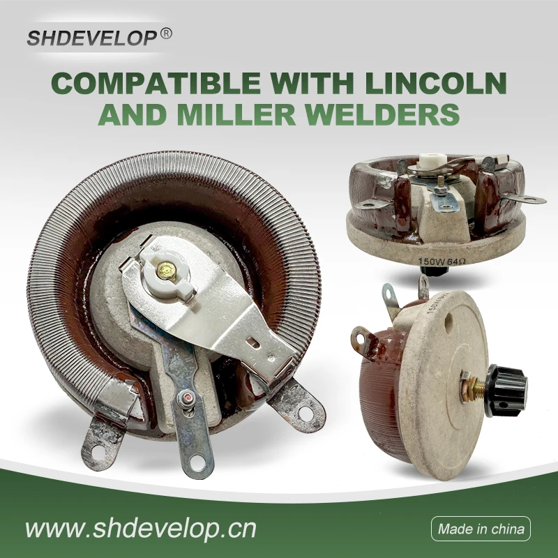 M5090C 64 Ohm 150W Rheostat Compatible with Lincoln Diesel & Gas Welder SA-200, SA-250, SA-300, Classic I II III IIID 300D, SAE 200 300 350 400, SAF 300, Pipeliner 200D 200G
