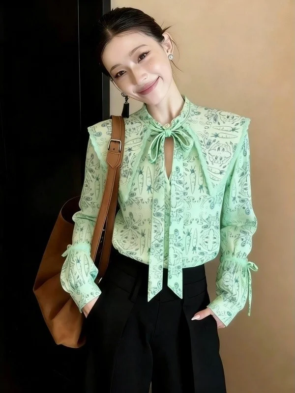 

Уникальный красивый женский топ с V-образным вырезом и узлом, приталенный, с длинными рукавами, вязаный, повседневный, для офиса