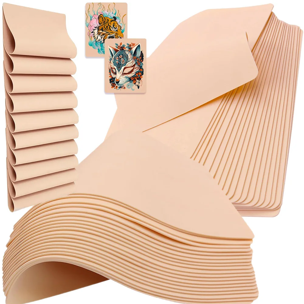 

25/20/15/1 шт., пустая кожа для практики татуировки, искусственная кожа для татуировки, синтетическая кожа для микроблейдинга, макияжа, инструменты для упражнений, поставка