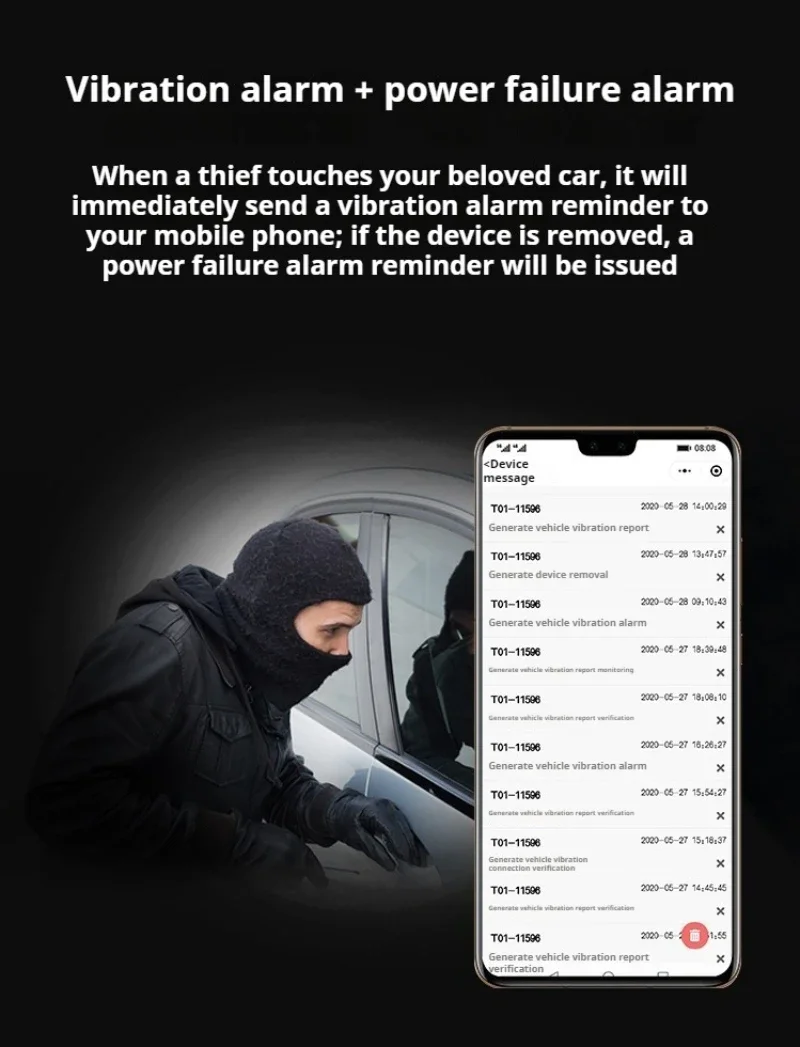 Localizzatore GPS per auto Localizzatore di localizzazione antifurto in tempo reale per veicoli per auto e localizzatore di prevenzione delle perdite Localizzatore di posizionamento per auto