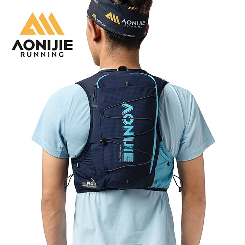 AONIJIE 10L Outdoor Running Vest Backpack Lightweight C9116 New Unisex Off-Road Hydration Pack Vest Hiking Trail Run Rucksack
