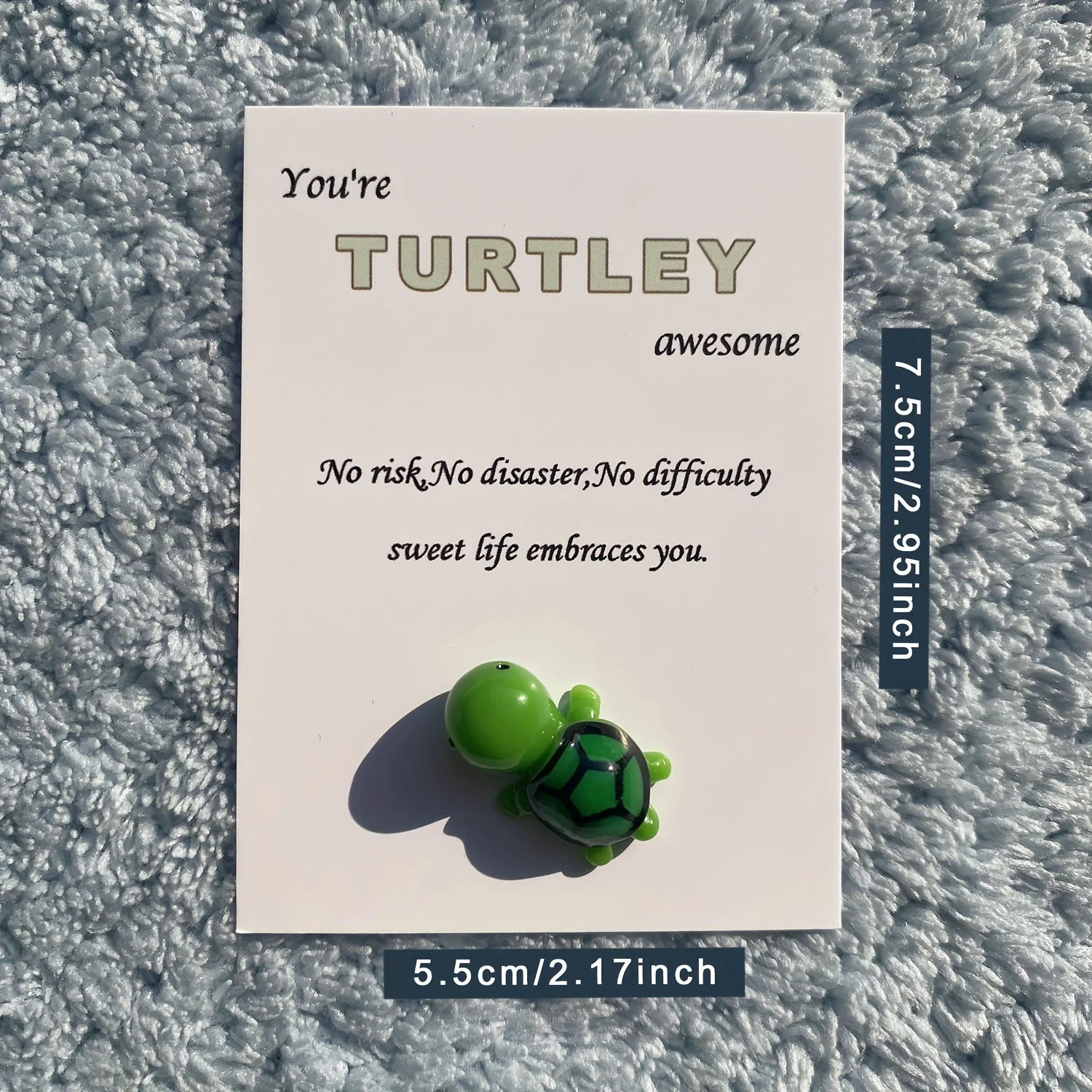 1pc, A little Pocket Hug Card, 3D resin turtle greet card,you are turtley awesome,Special Birthday Wedding Party Valentine's Day