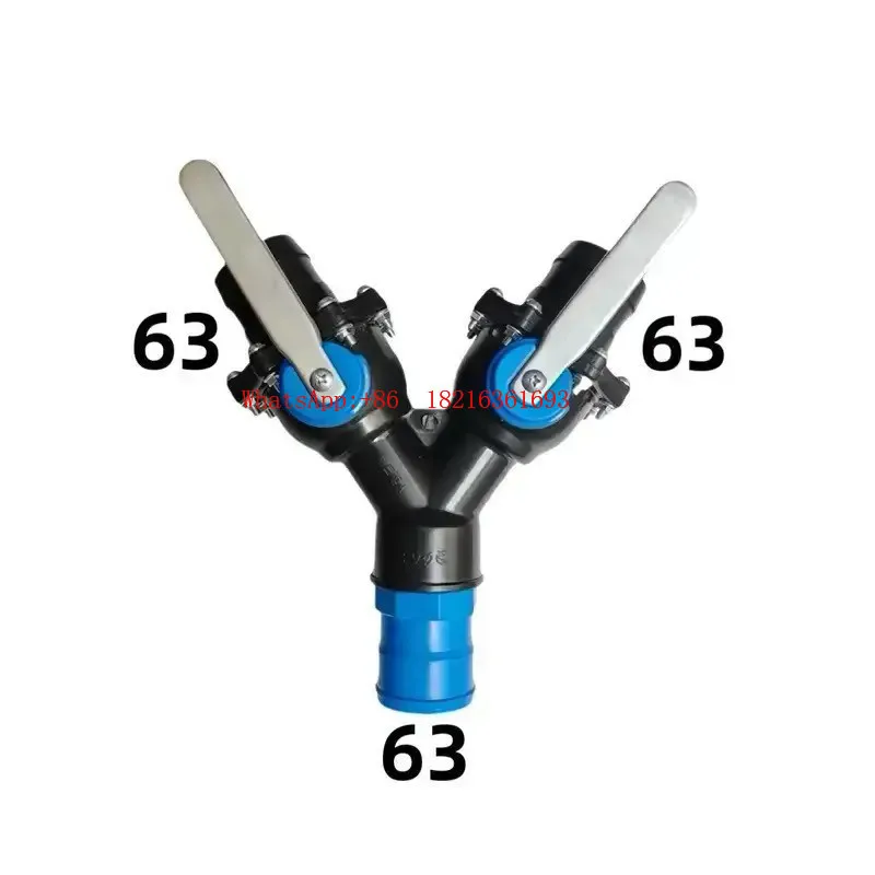 Large Flow Multi-function Drip Irrigation with Micro Spray Switch Agricultural Irrigation Three-way Ball Valve