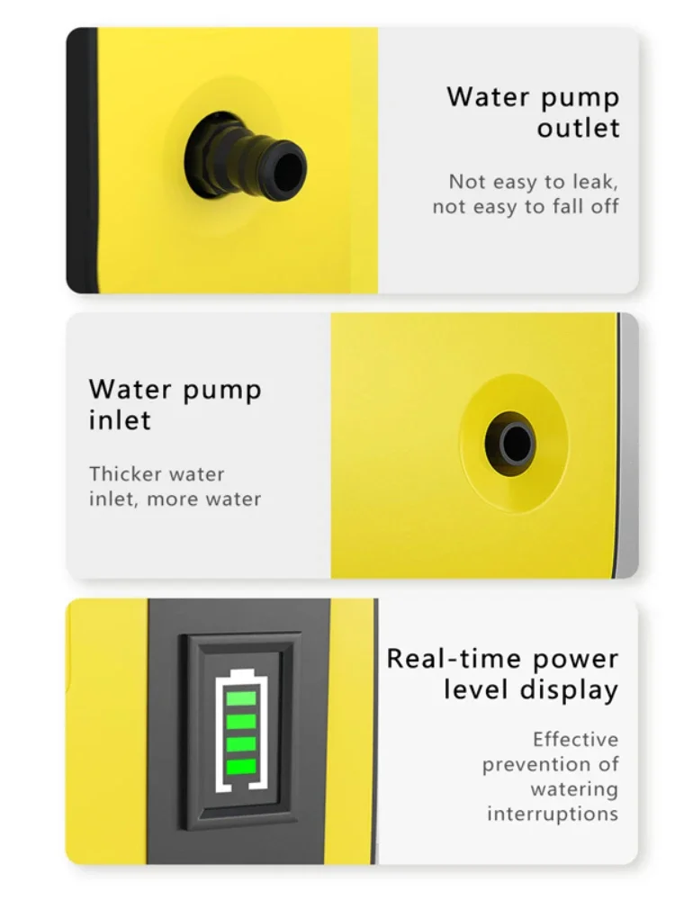 48/96Ah Electric Sprayer Home Garden Irrigation Watering Machine Large Capacity Lithium Battery Rechargeable Water Pump