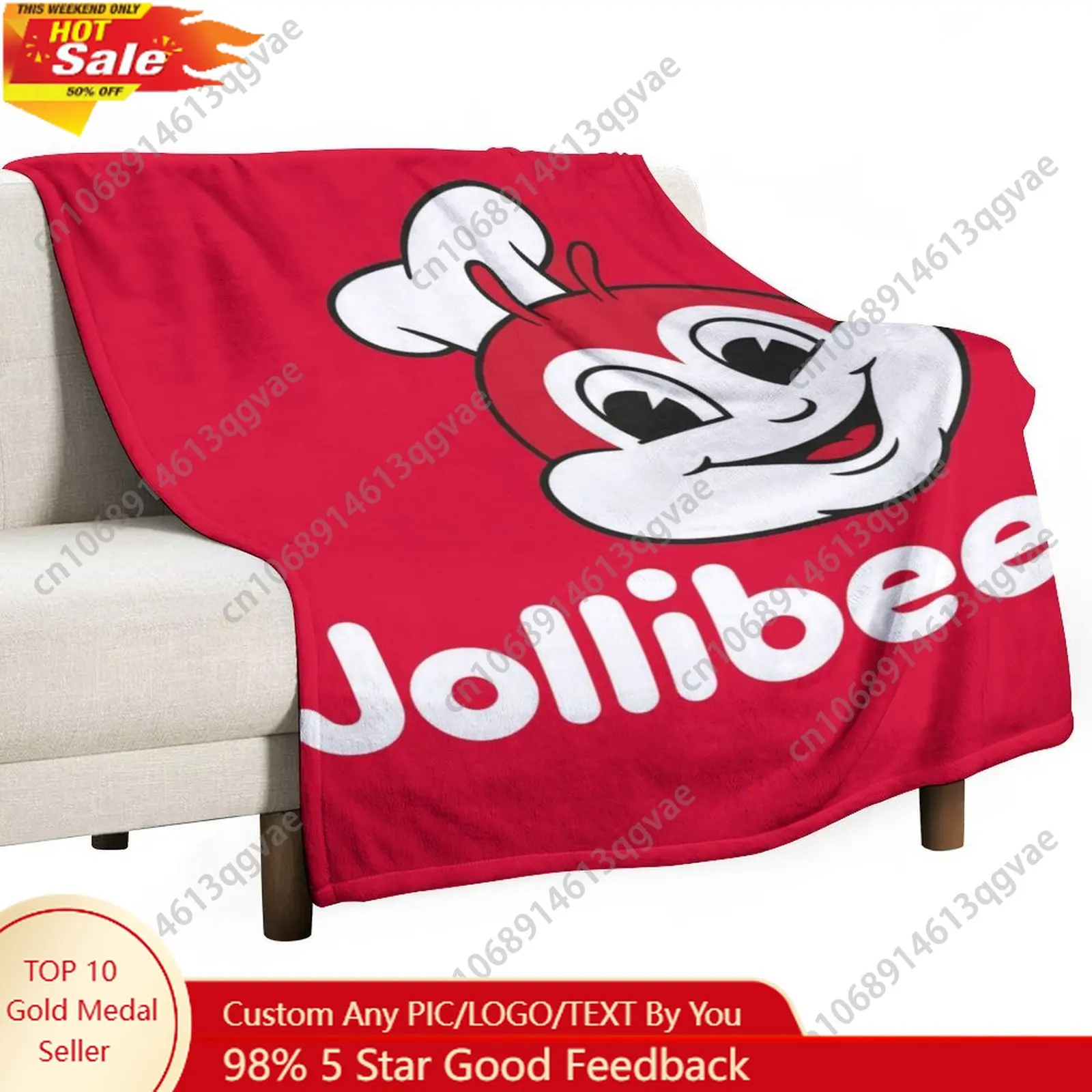 

J-Jollibees Flannel Blankets Are Soft Comfortable and Warm Perfect for Winter Naps Homes Offices Travel Camping and More