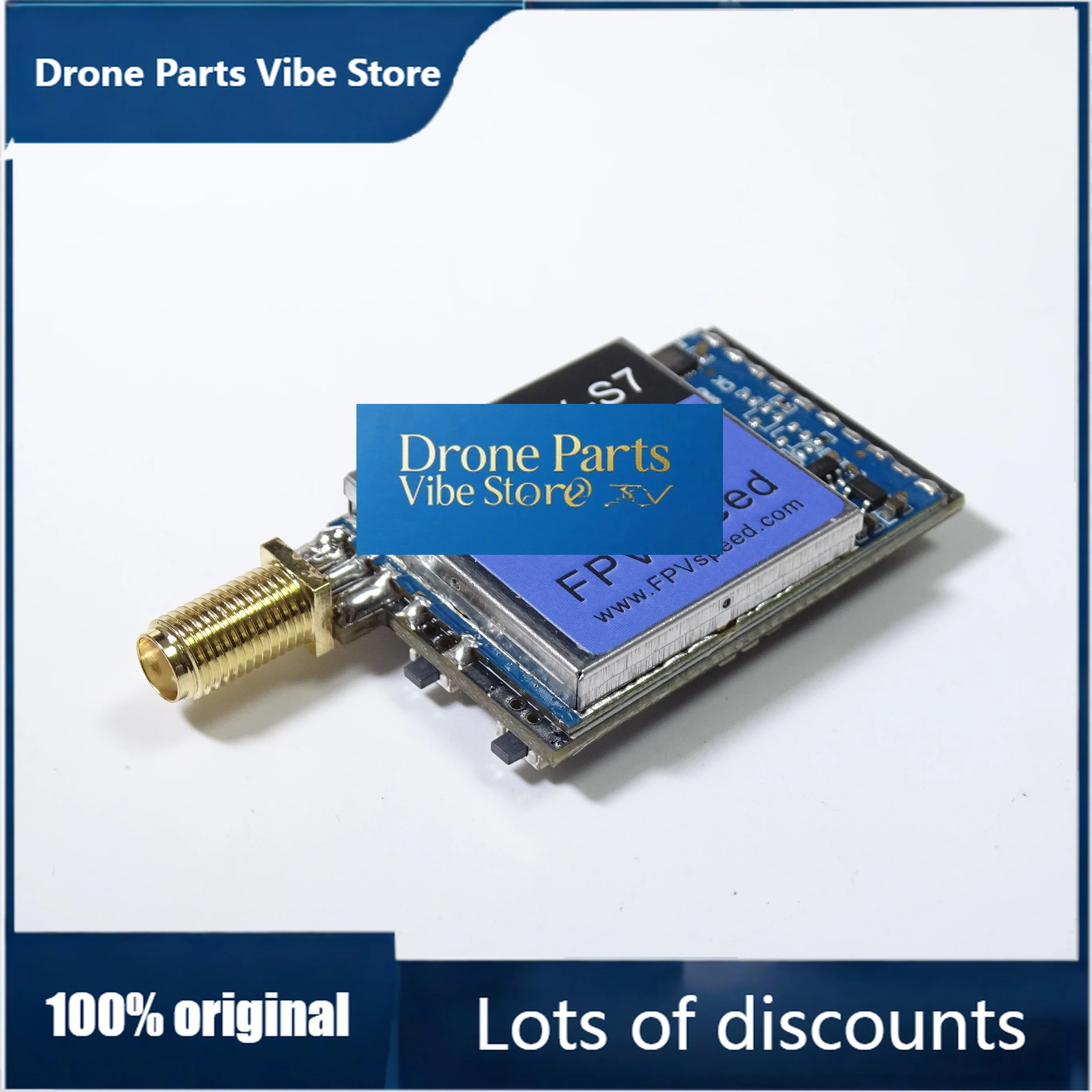 Drone PartsFPV Speed VRX-S7 3.3GHz 64CH Image Transmission Receiver Automatic Frequency Search Time Traveling Machine Parts Rece