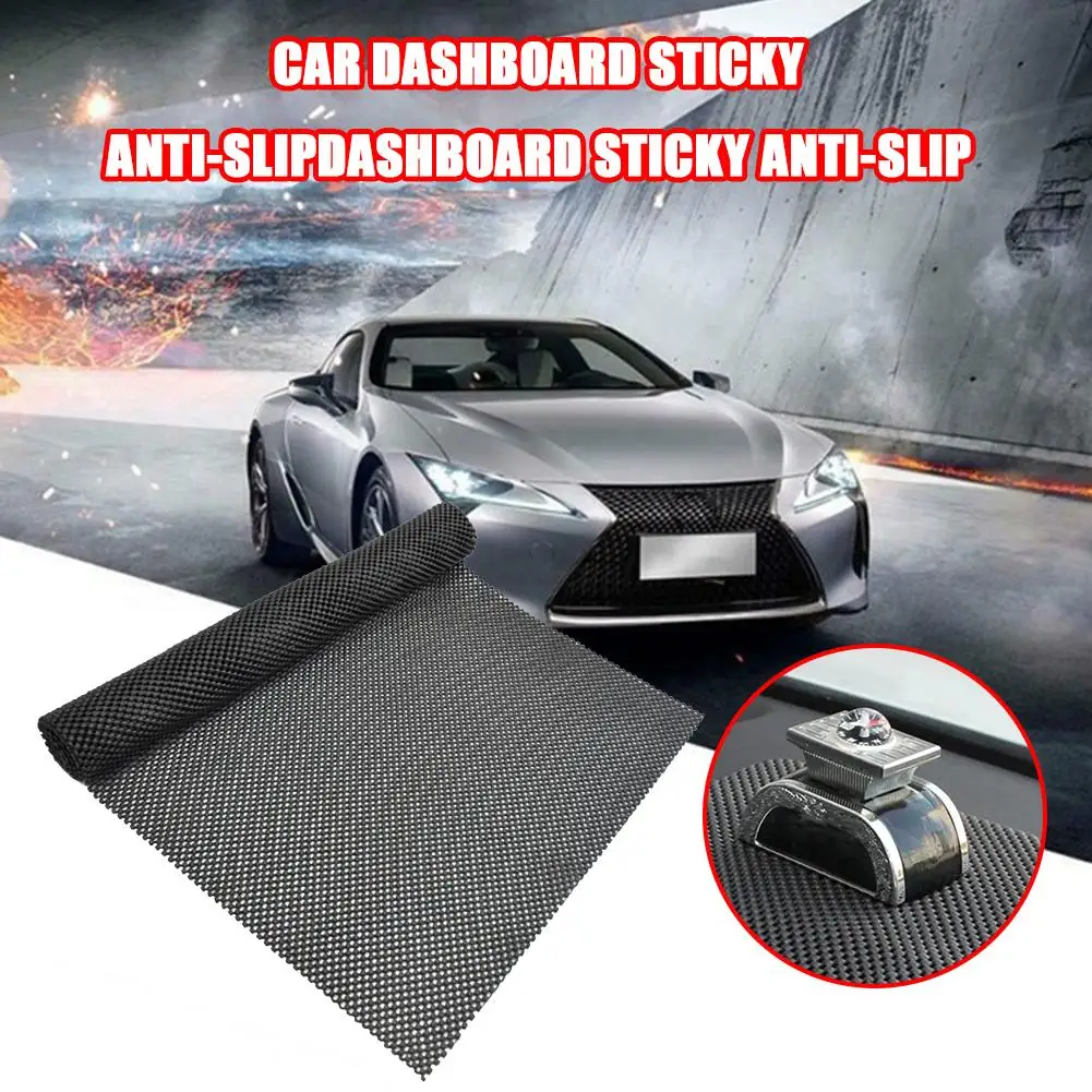 High Quality Car Dashboard Anti-Slip Sticky Premium Mat For Phone GPS Cards Black PVC Foam Non-slip Pad Accessories 17*19cm H7H8