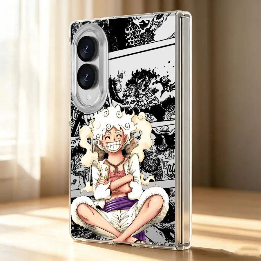 Cool O-neS P-iece L-uffyS Transparent Soft Phone Cover Case for Samsung Galaxy Z Fold 8 ZFold8