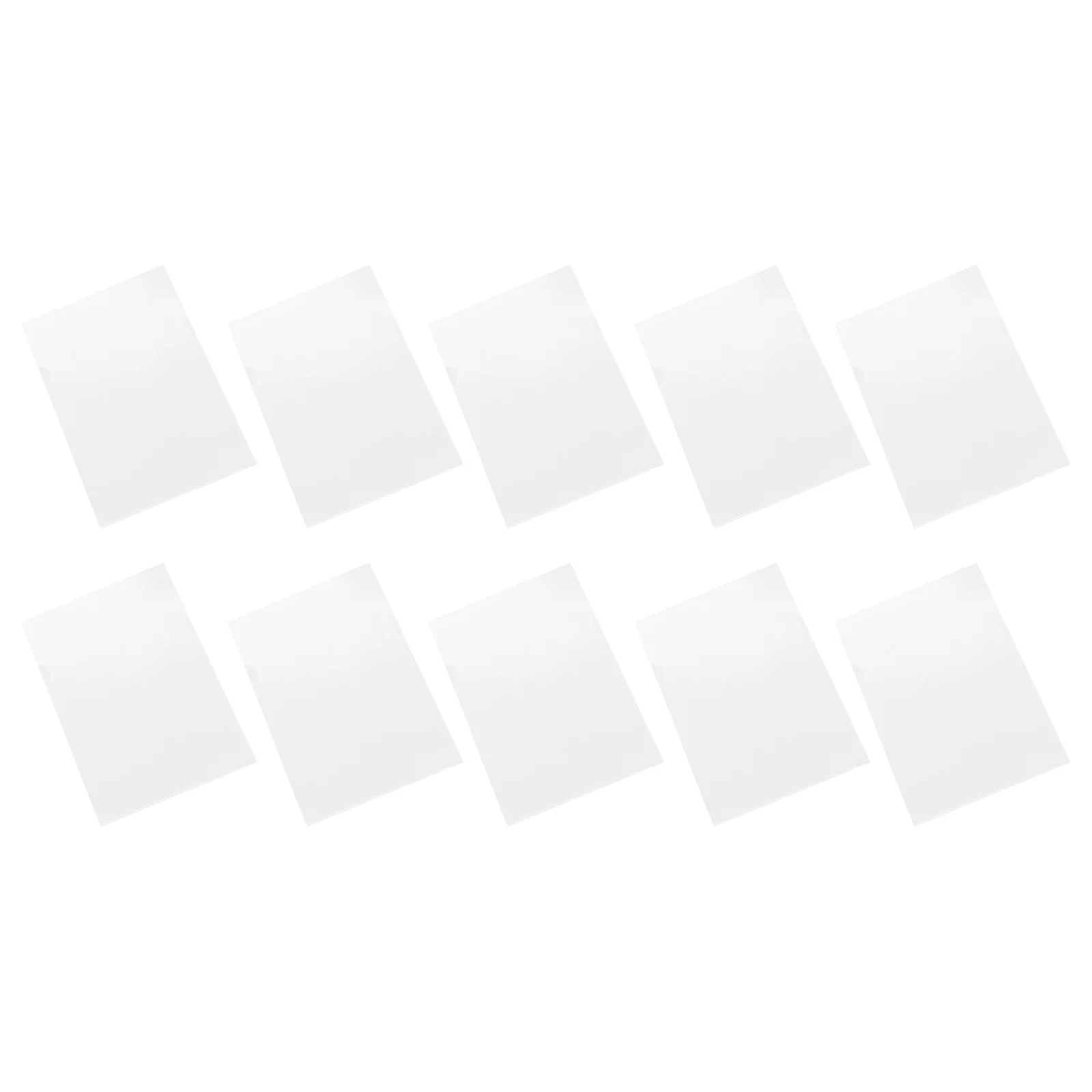 

100 Pcs File Folder Plastic Document Holders Transparent Bags for Office Students Lightweight Waterproof Storage