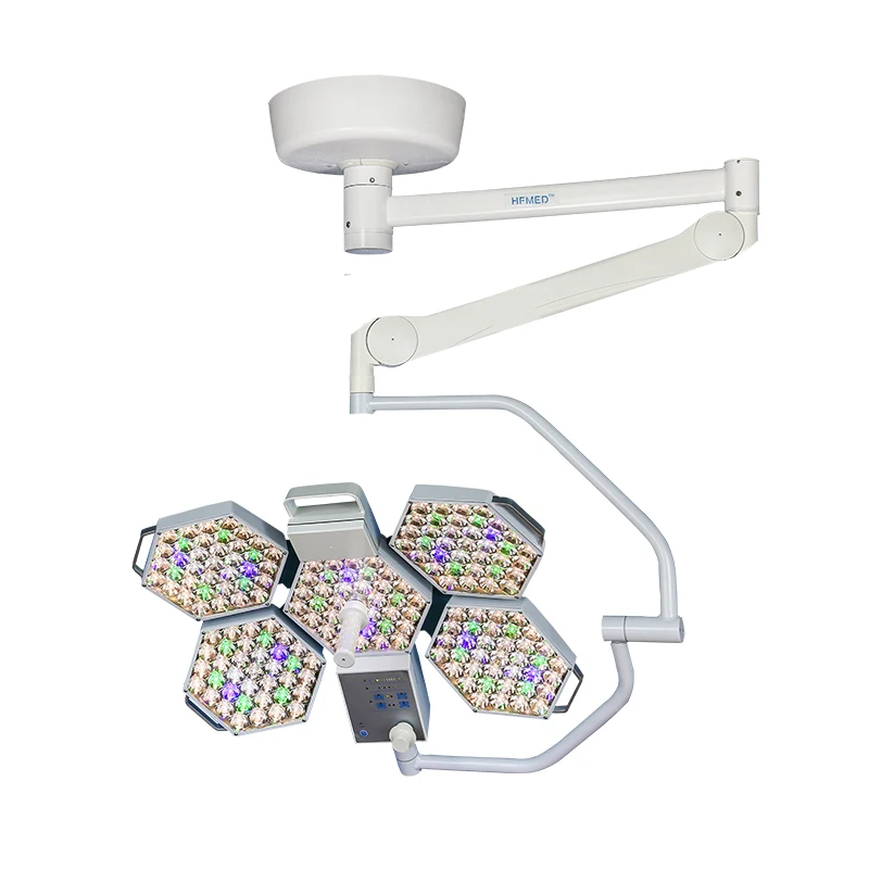 Hospital operation equipment ceiling lamp shadowless surgical lamp, adjustable illuminance and color temperature