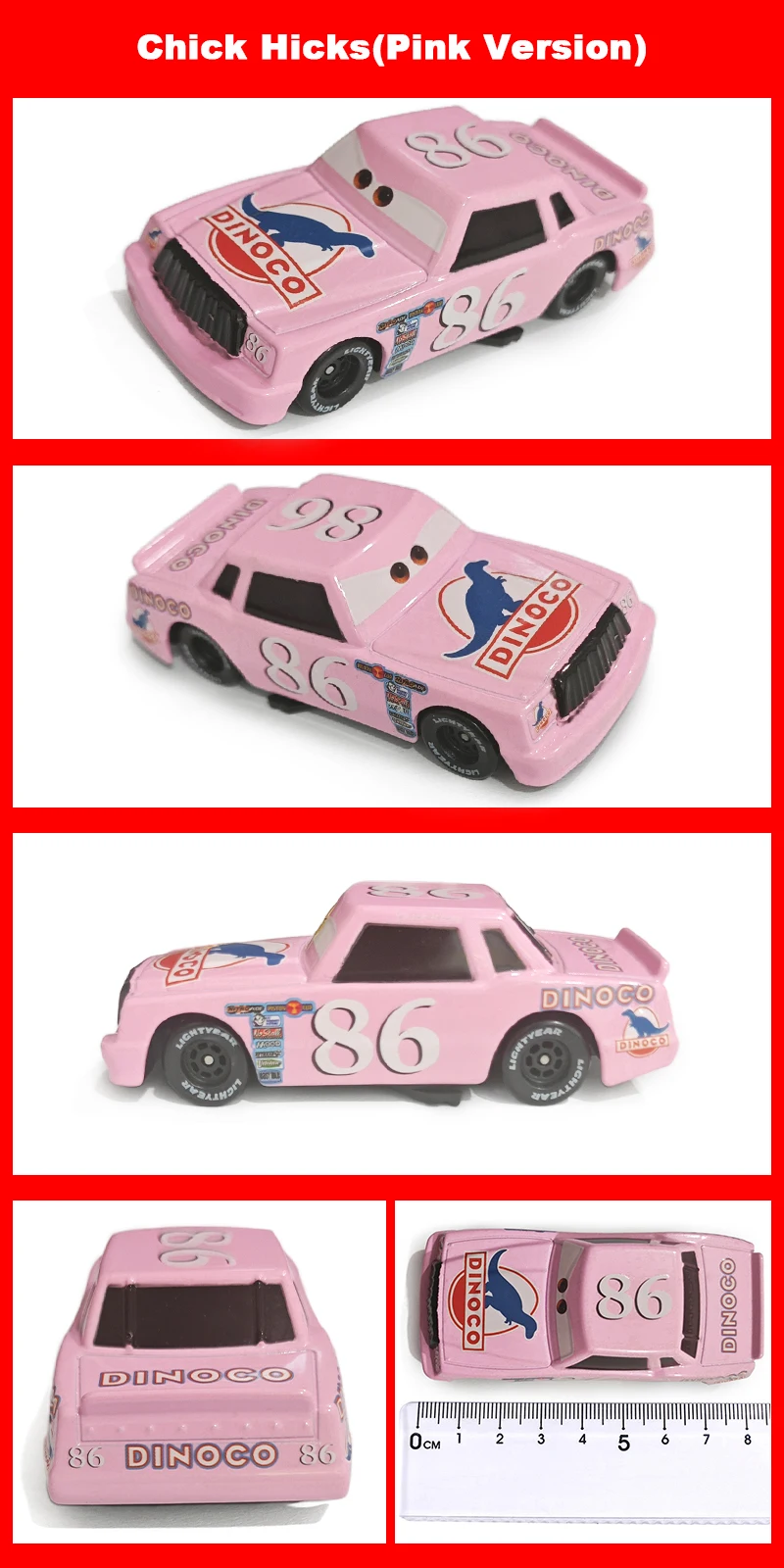 Pixar Cars Inertial Assistance Alloy Offroad-Fahrzeug Lightning McQueen Storm Cruz Mater Jackson Ramirez Kinderspielzeug Geschenke – Detail 13