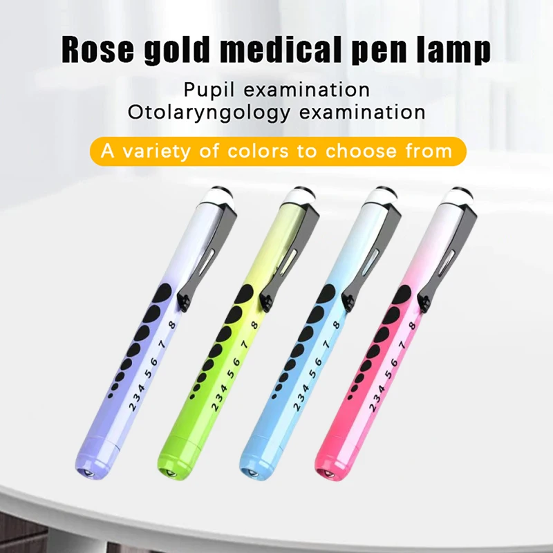 Medical Pen Light Portable Pocket LED Penlight Torch Otoscope Flashlight Ophthalmoscope For Doctor Nurse Emergency First Aid